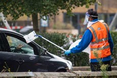 Coronavirus news – live: New social lockdowns announced as Vallance warns virus ‘not under control’ in UK