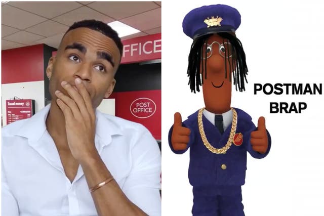 'Postman Brap and his black and white WAP'