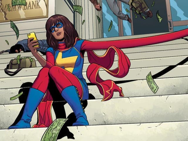 <p>Ms Marvel is the franchise's first Muslim superhero to star in her own comic book</p>