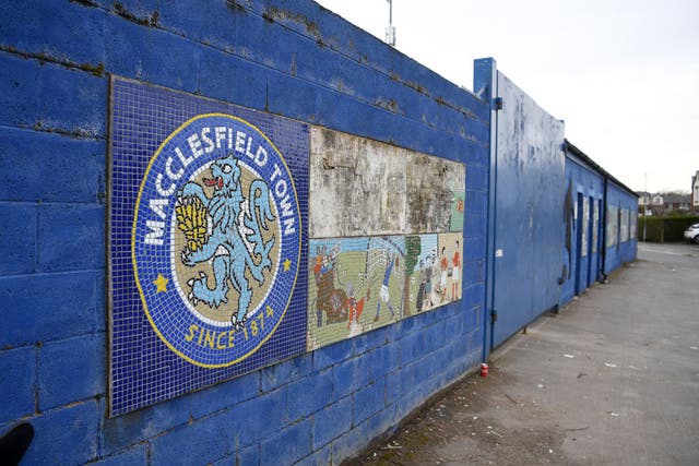 Macclesfield Town fans hope there is a future for football at Moss Rose