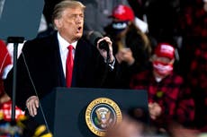 Trump crowd shouts ‘lock her up’ as president launches fresh attack on Ilhan Omar