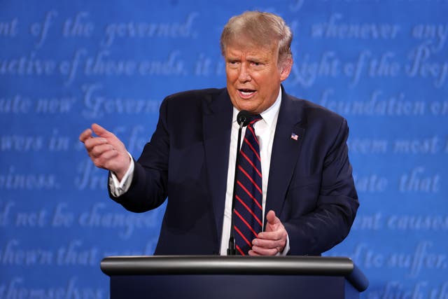 US president Donald Trump has come under fire for his debate performance  