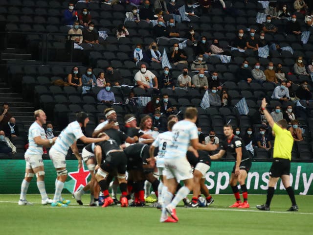 Racing 92 defeated Saracens in the Champions Cup semi-finals in September