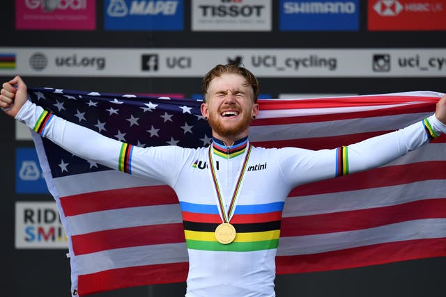 Trek-Segafredo suspended American cyclist Quinn Simmons after he posted 'divisive' tweets in support of Donald Trump