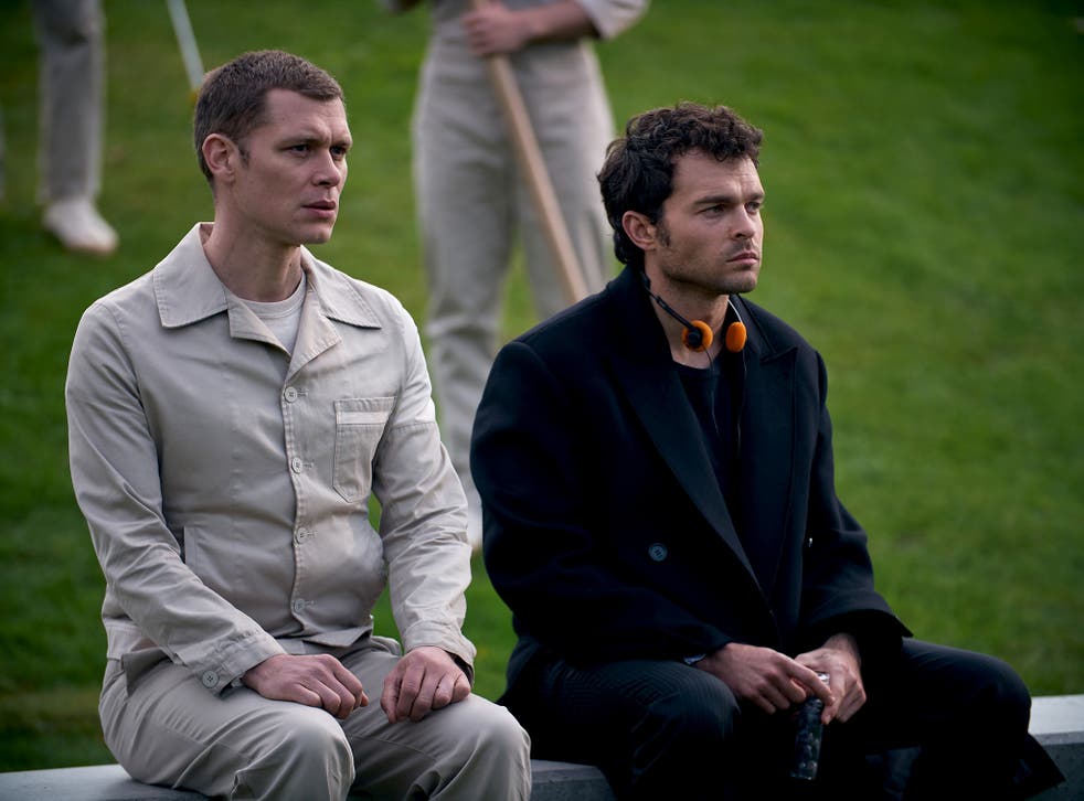 Joseph Morgan and Alden Ehrenreich in 'Brave New World'