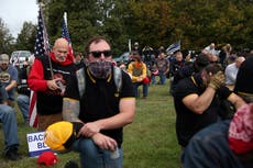 Trump’s comments ‘empower’ Proud Boys, members and analysts warn