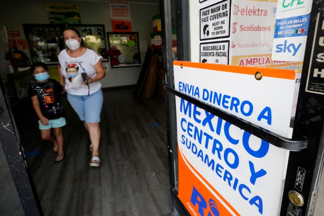 Virus Outbreak Money Sent to Mexico