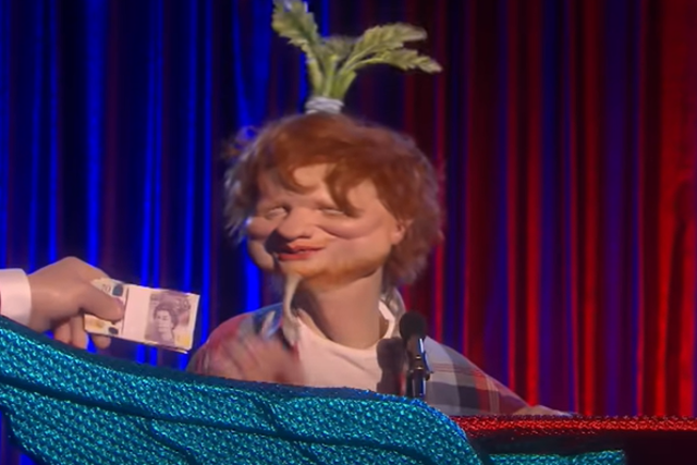 Ed Sheeran in 'Spitting Image'
