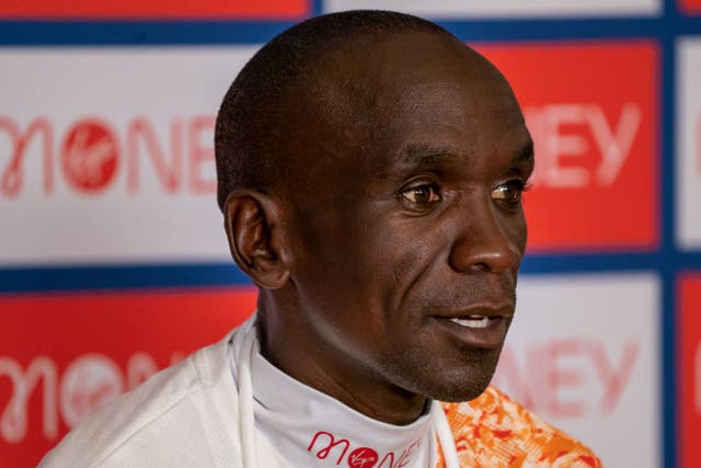 Eliud Kipchoge is the favourite for Sunday