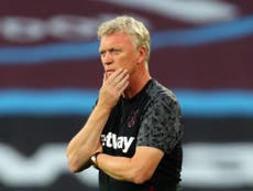 West Ham manager David Moyes set to miss Leicester match as coronavirus recovery continues