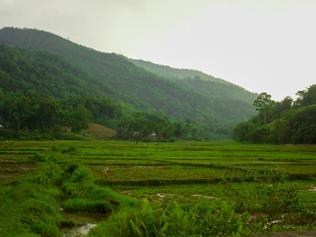 A general view of part of Karbi Anglong, in Assam state, India, where two people accused of witchcraft were killed.