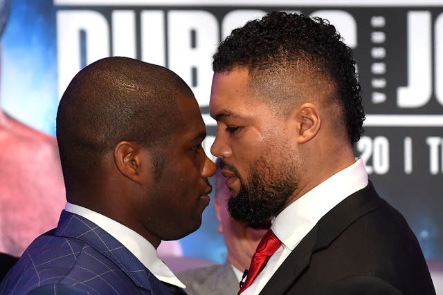 Daniel Dubois (left) vs Joe Joyce has been postponed numerous times