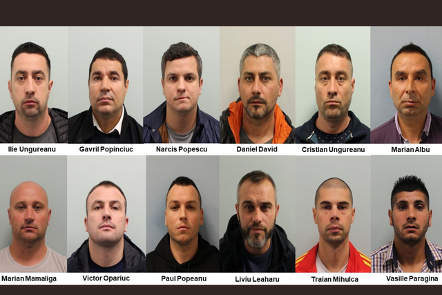 The men jailed for a series of sophisticated heists