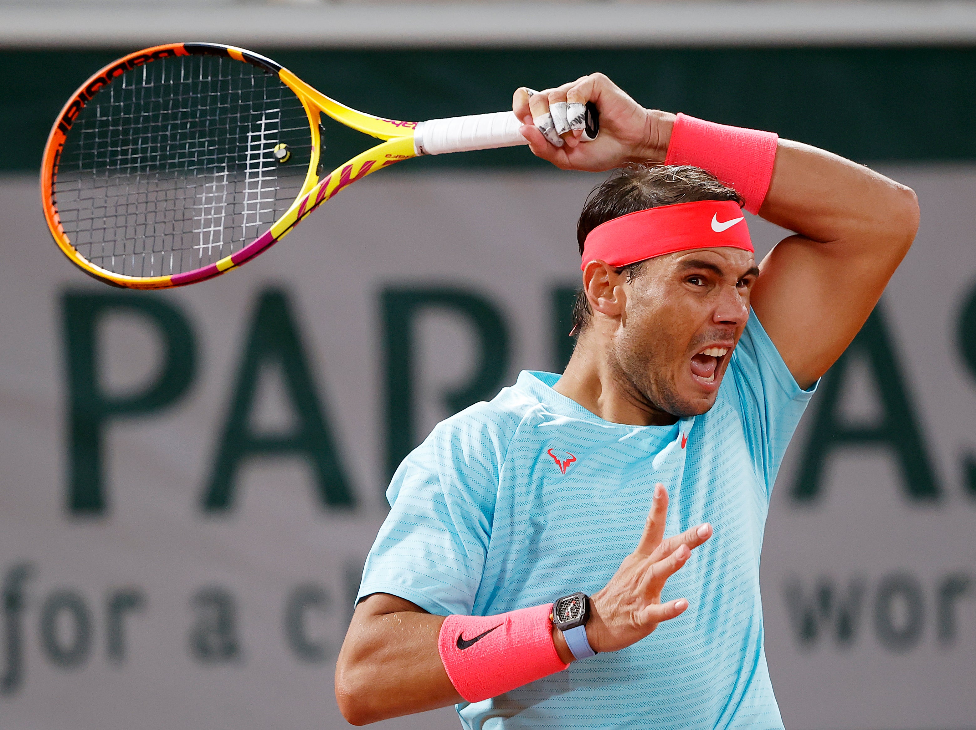 French Open results Rampant Rafael Nadal crushes Stefano Travaglia for spot in fourth round at Roland Garros The Independent