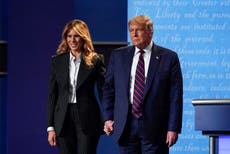 Melania Trump lays low as husband back on the campaign trail 