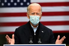 ‘This is a bracing reminder we have to take the virus serious’: Biden says ‘not about politics’ as he speaks out on Trump’s coronavirus diagnosis