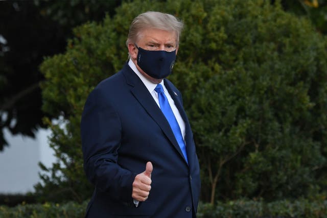 President Donald Trump was admitted to hospital on Friday evening and is being treated for coronavirus