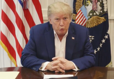 Trump Has Coronavirus President Mocked For Signing Apparently Blank Paper In Staged Photos At Walter Reed The Independent
