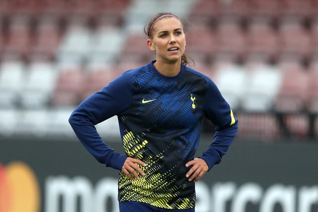 Spurs's Alex Morgan hailed San Diego Loyal for their stance against racism and homophobia within football in recent weeks