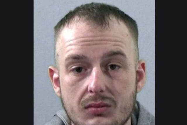 Arran Burton, 27, who took the peach during a break-in at a property in Northumbria last October