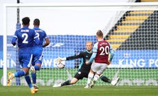 Leicester slump from heroes to zeroes as West Ham give homebound David Moyes reason to cheer