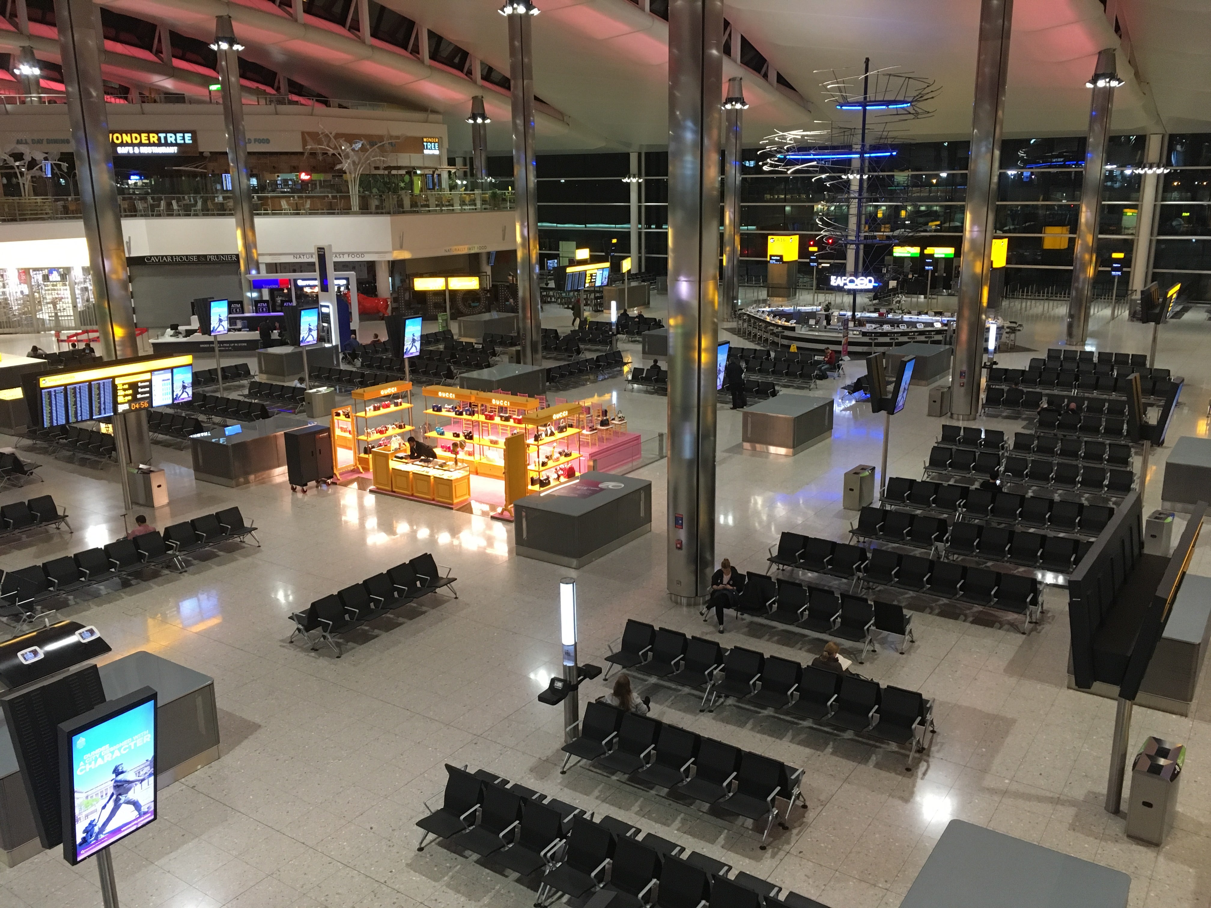 Empty quarter: Terminal 2 at Heathrow