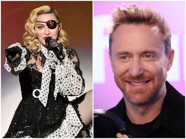 Madonna and David Guetta