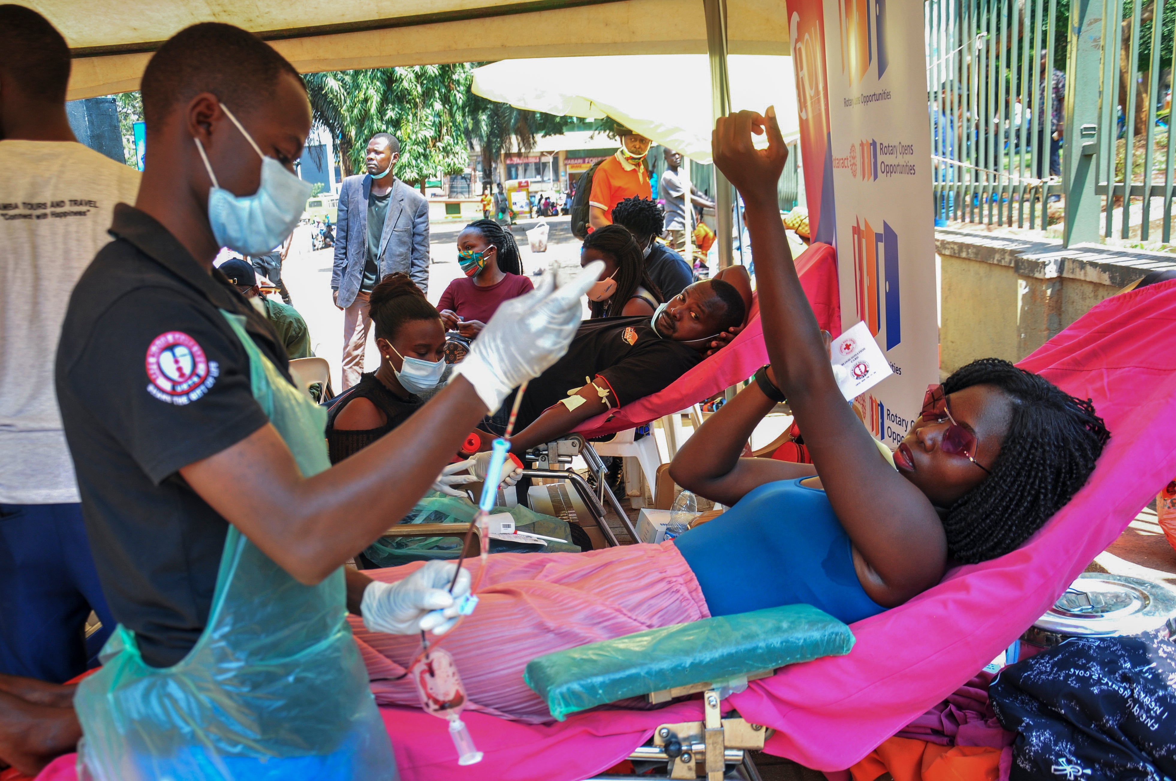Virus Outbreak Uganda Blood Shortage