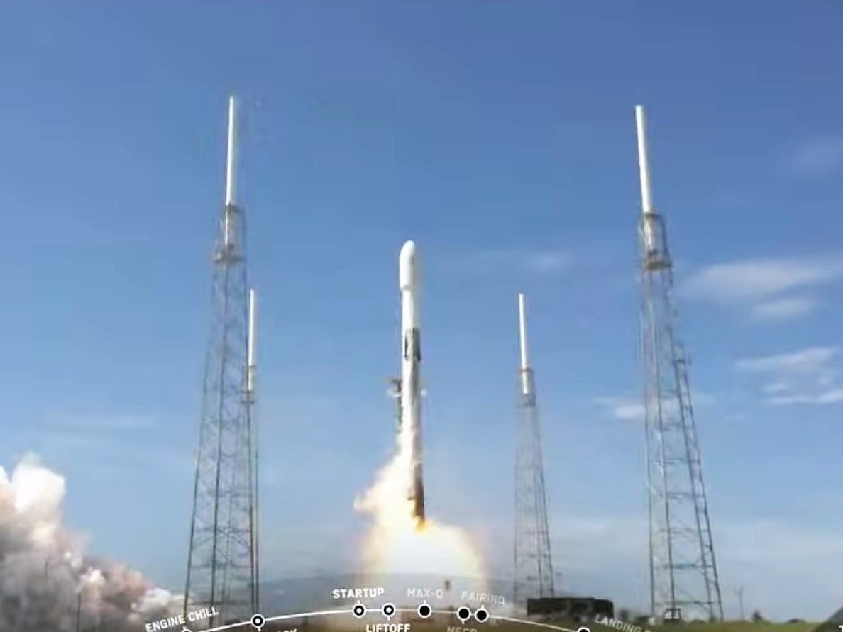 SpaceX launched the latest Starlink satellites into orbit on Sunday, 18 October 2020