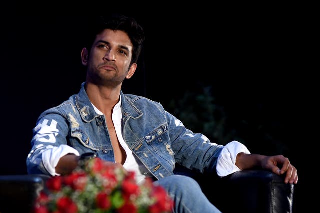 <p>Indian actor Sushant Singh Rajput, seen here in a photograph taken in April 2019, was seen as a rising star in Bollywood</p>