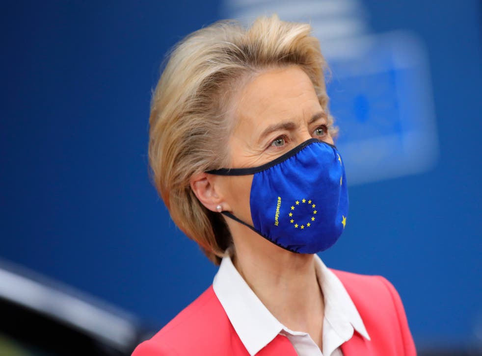 La presidenta de la Comisión Europea, Ursula von der Leyen