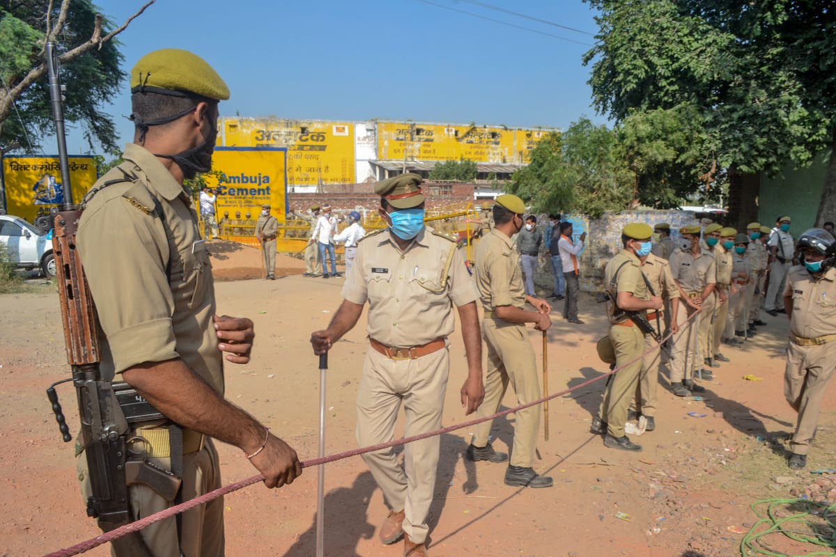 Upper caste men rally 'in support of accused' in gang-rape case that has horrified India