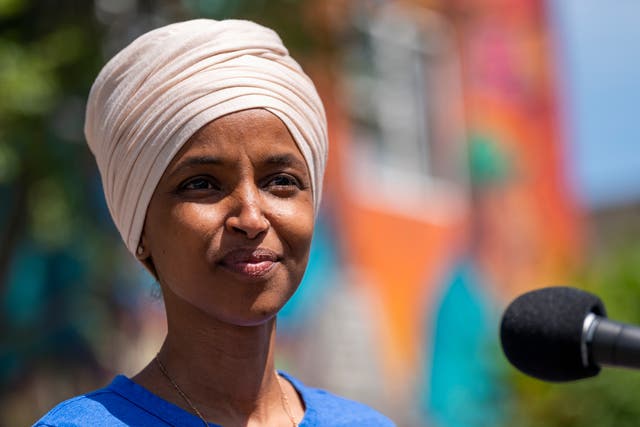 Ilhan Omar hit out at Pence's misogyny 