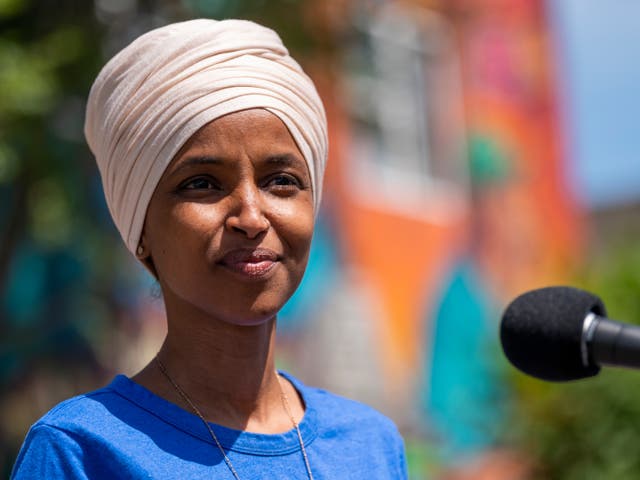 Alexandria Ocasio-Cortez has hit out at Tulsi Gabbard for sharing social media video accusing Ilhan Omar of ‘ballot harvesting.'