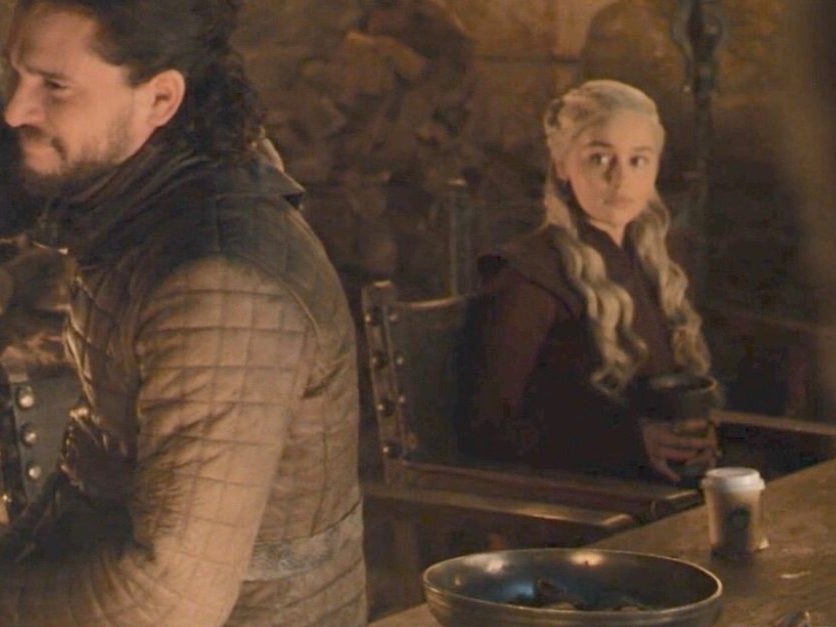 Game of Thrones coffee cup scene