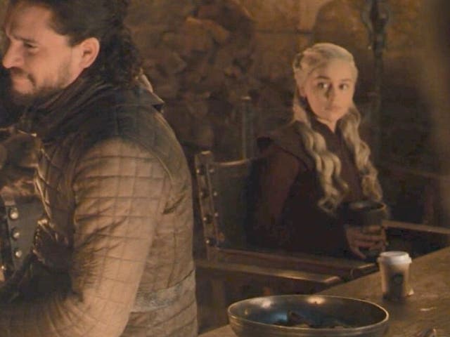 Game of Thrones coffee cup scene