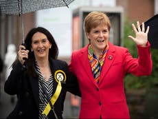 SNP’s Margaret Ferrier faces possible by-election after suspension for Covid train trip