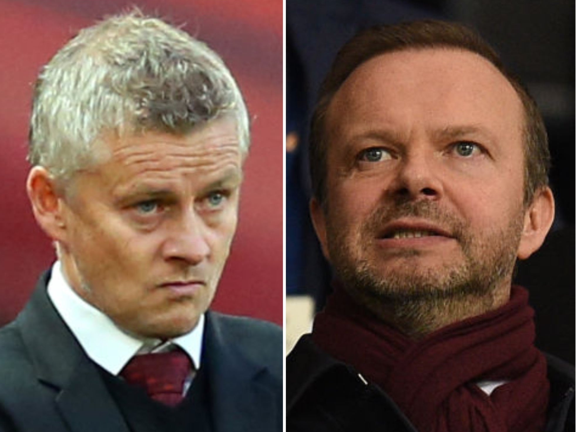 Ole Gunnar Solskjaer and Ed Woodward