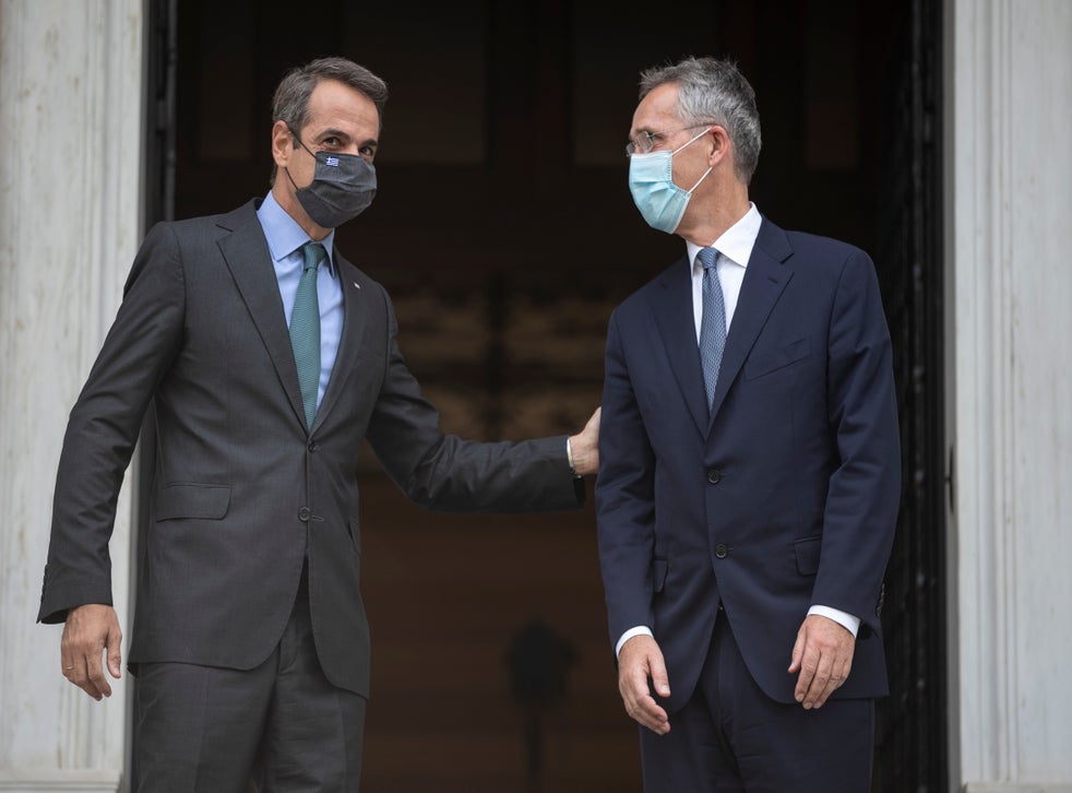 Greek premier meets with NATO chief over tension with Turkey Jens