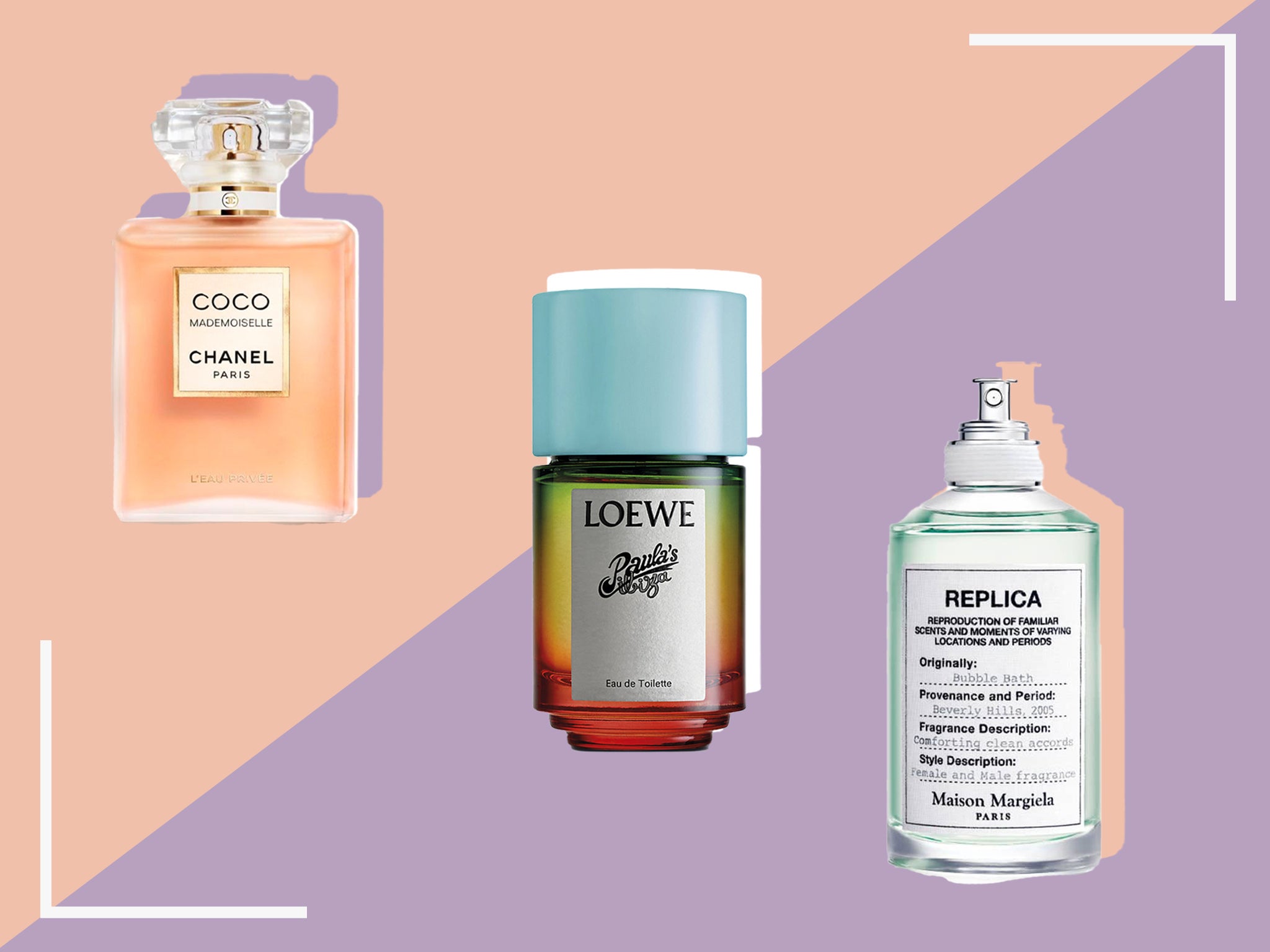 best light scented perfumes