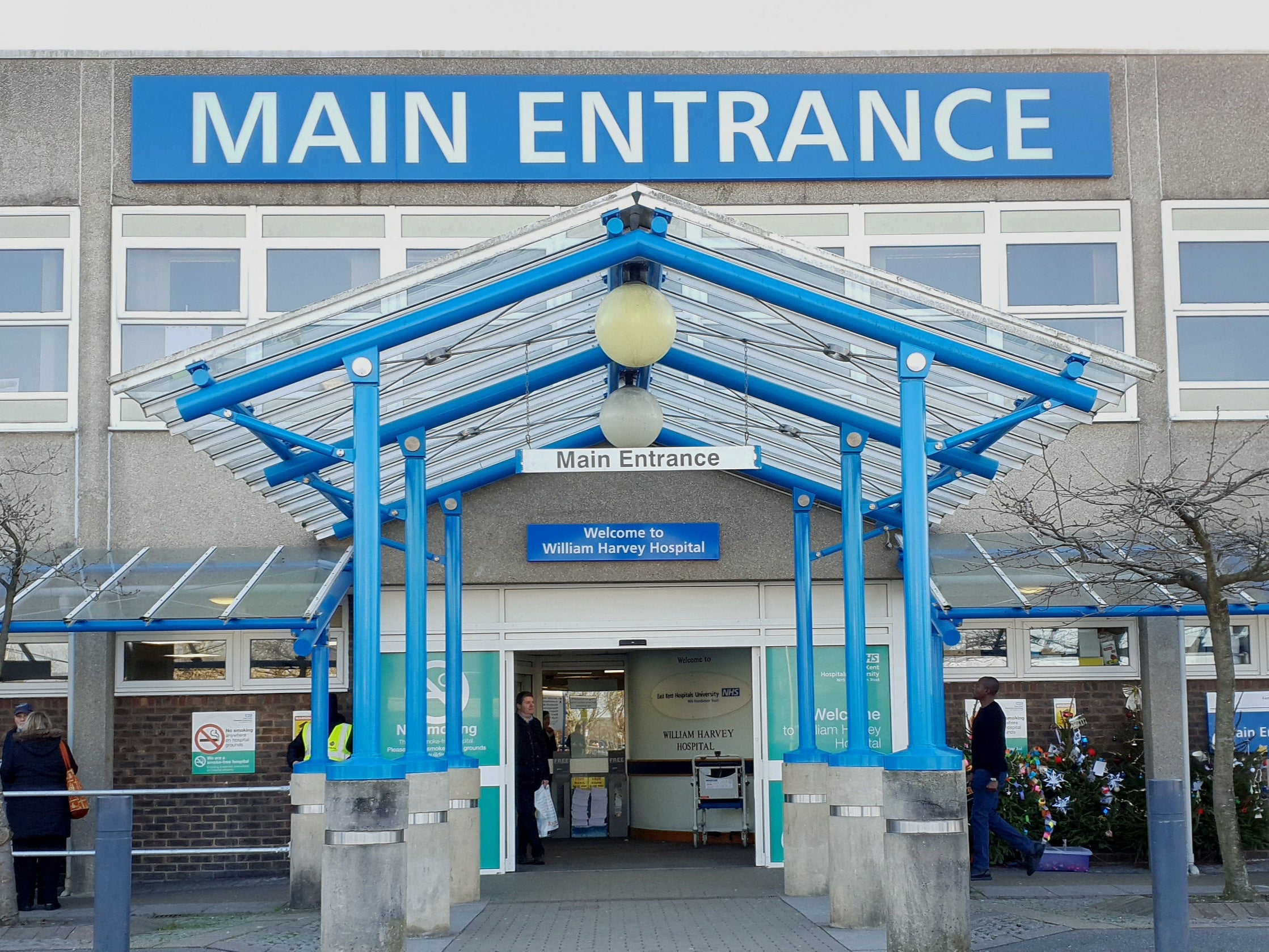 CQC inspectors found patients were at risk of infection at the William Harvey Hospital in Kent