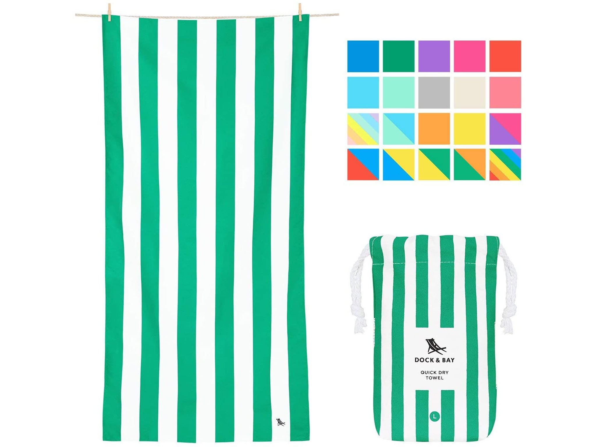 Brighten up your beach bag with a colourful towel