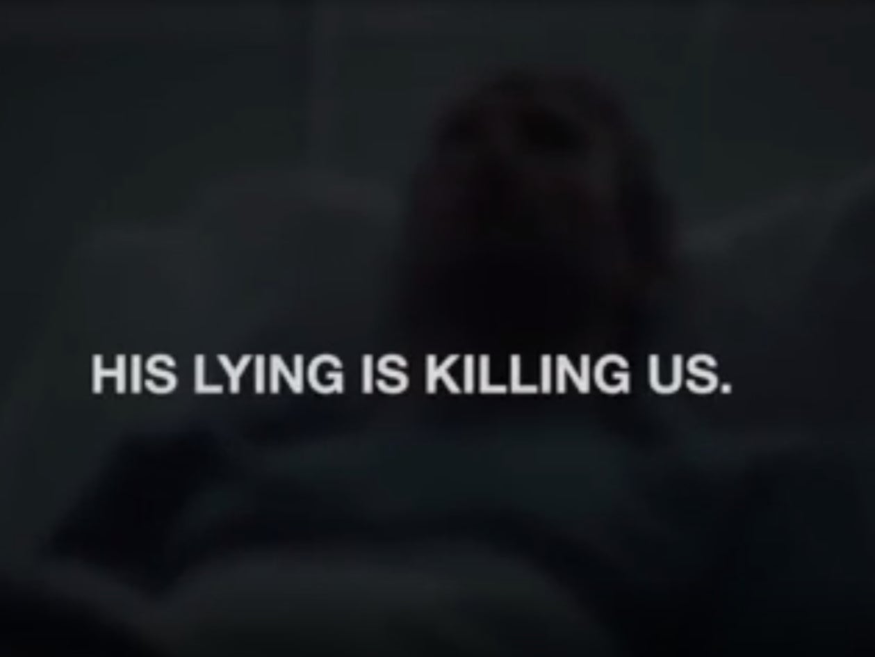 New Lincoln Project ad starkly reveals Trump’s failed Covid response