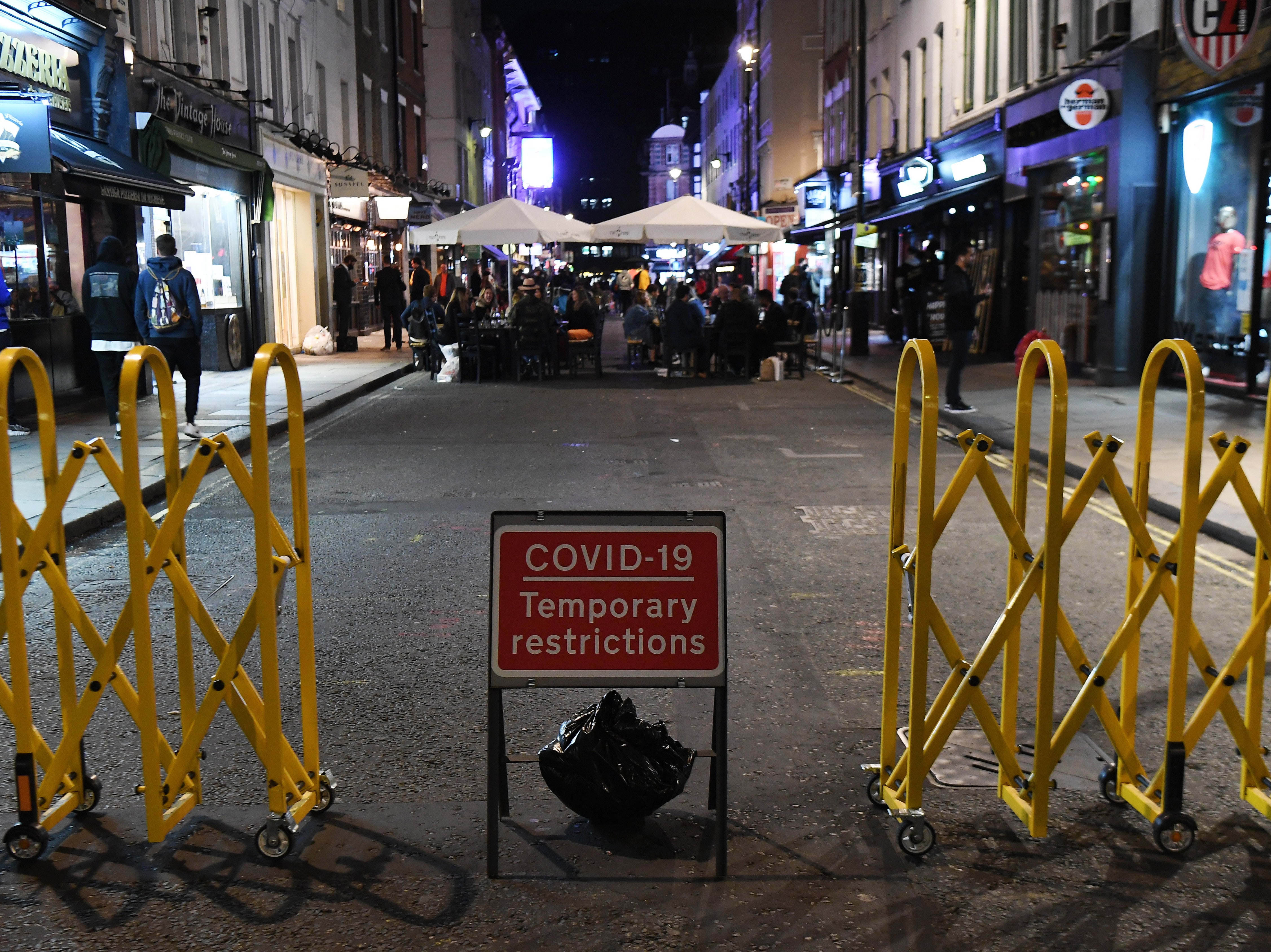 Nightclubs are shut and bars must follow 10pm curfew due to coronavirus