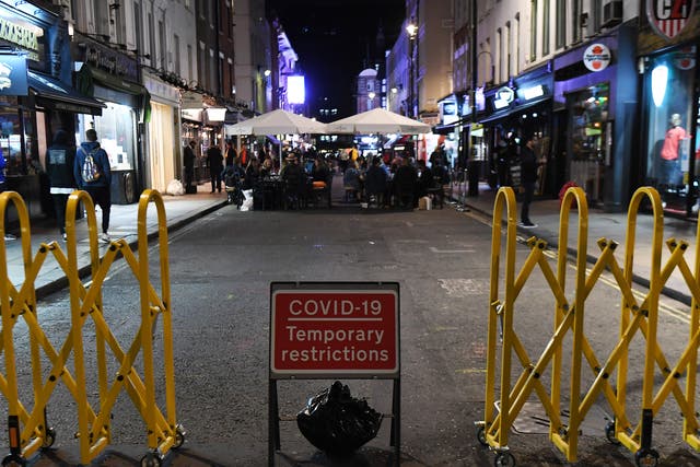 Nightclubs are shut and bars must follow 10pm curfew due to coronavirus