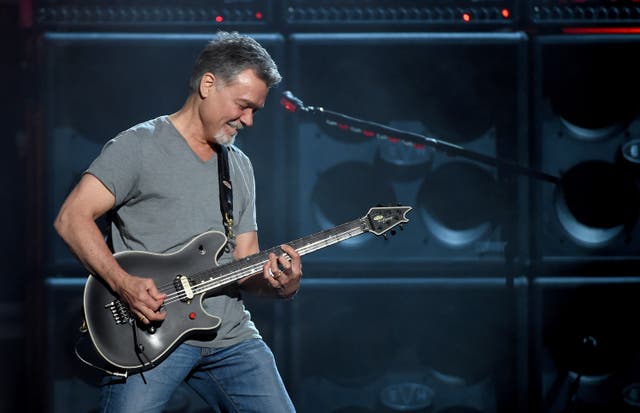 Eddie Van Halen performs during the 2015 Billboard Music Awards on 17 May 2015 in Las Vegas, Nevada
