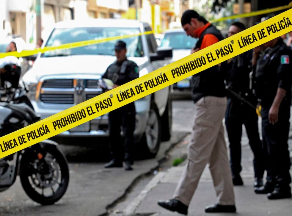 La policía encontró un mensaje firmado por el Cártel Jalisco Nueva Generación en el lugar de los hechos