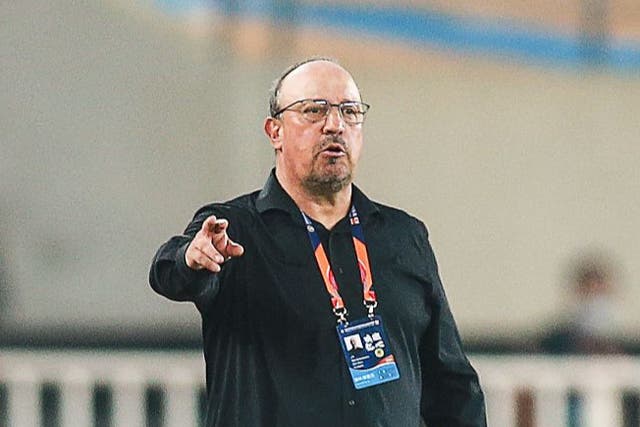 Dalian Pro manager Rafael Benitez