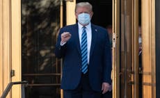 Trump 'likely shedding virus each time he breathes', says expert