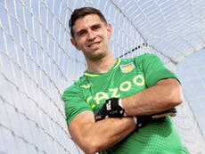 Emiliano Martinez: ‘I always wanted to leave Arsenal on a high and I’m so proud. It was time to say goodbye’